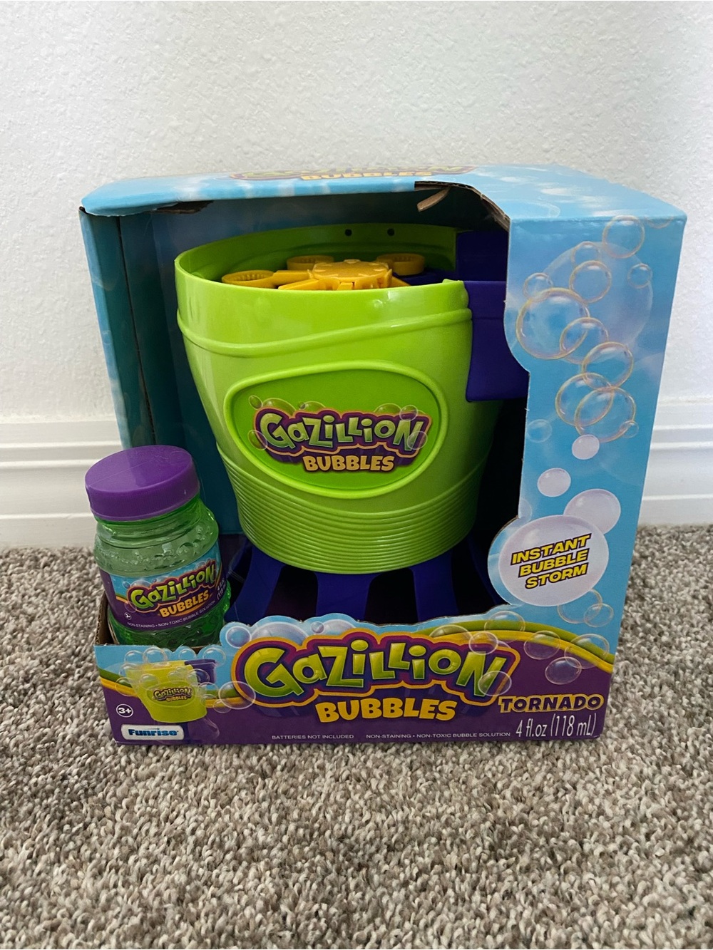 New Green Tornado Bubble Maker - Gazillion